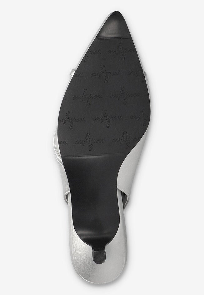 Feena Slingback Pump, SILVER, alternate image number 5