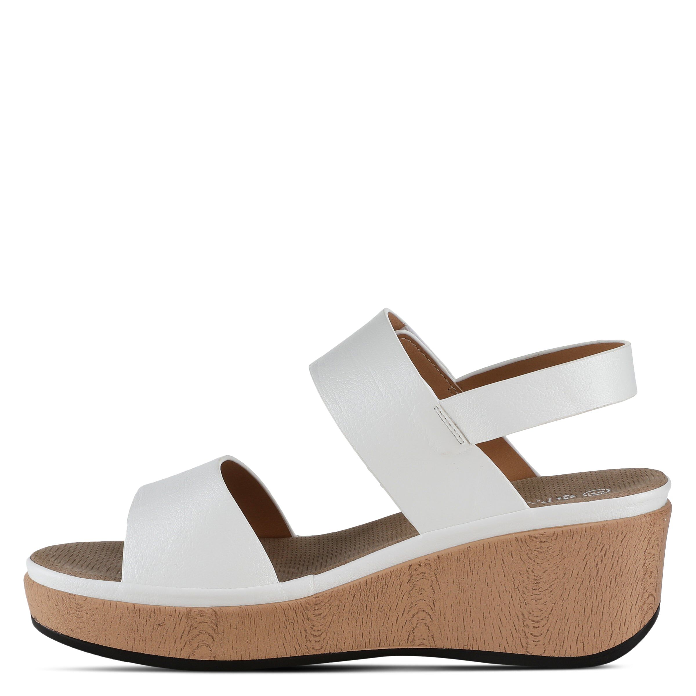Spelta Platform Sandal, WHITE, alternate image number 2