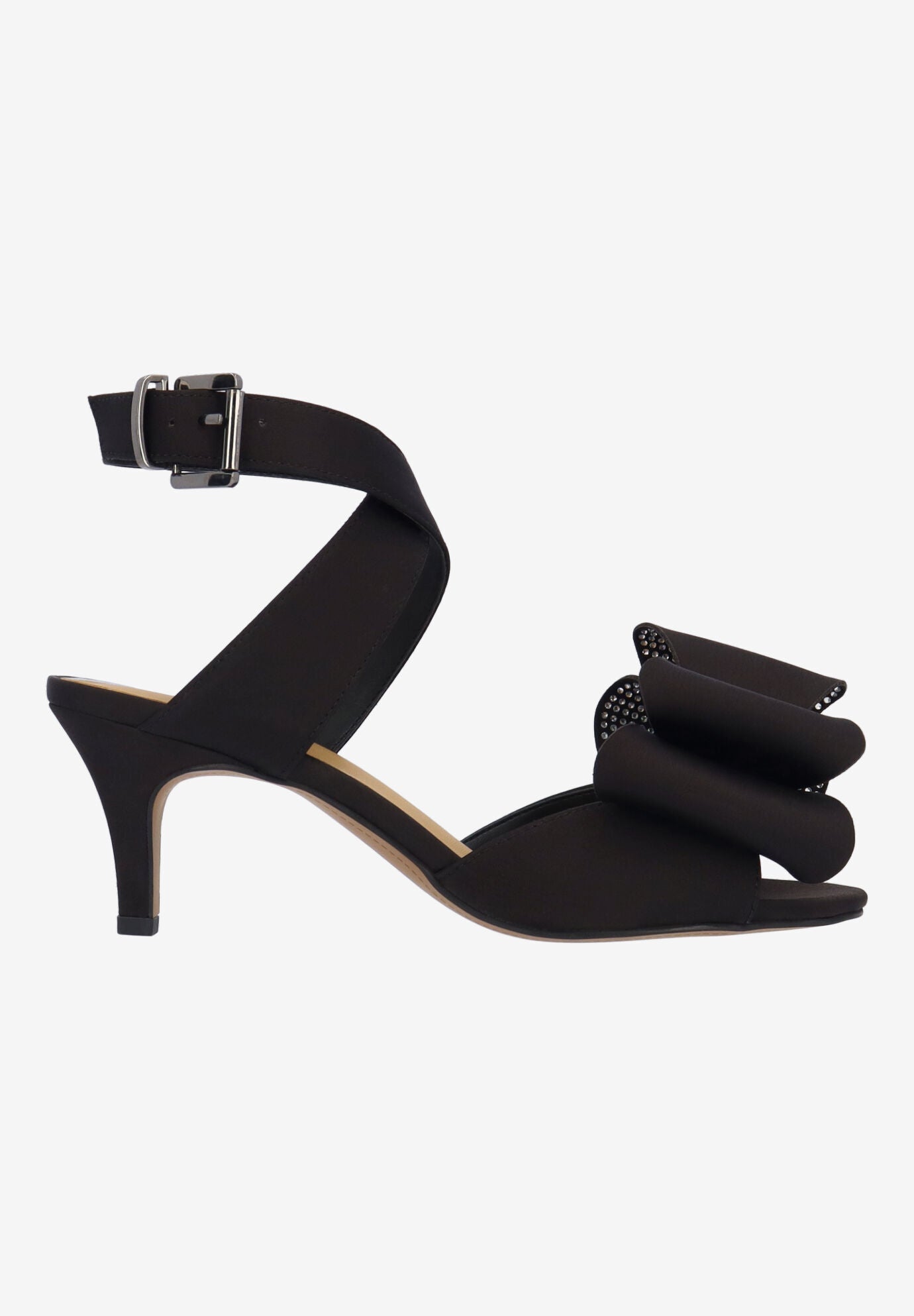 Nerelle Ankle Strap Sandal, BLACK, alternate image number 3