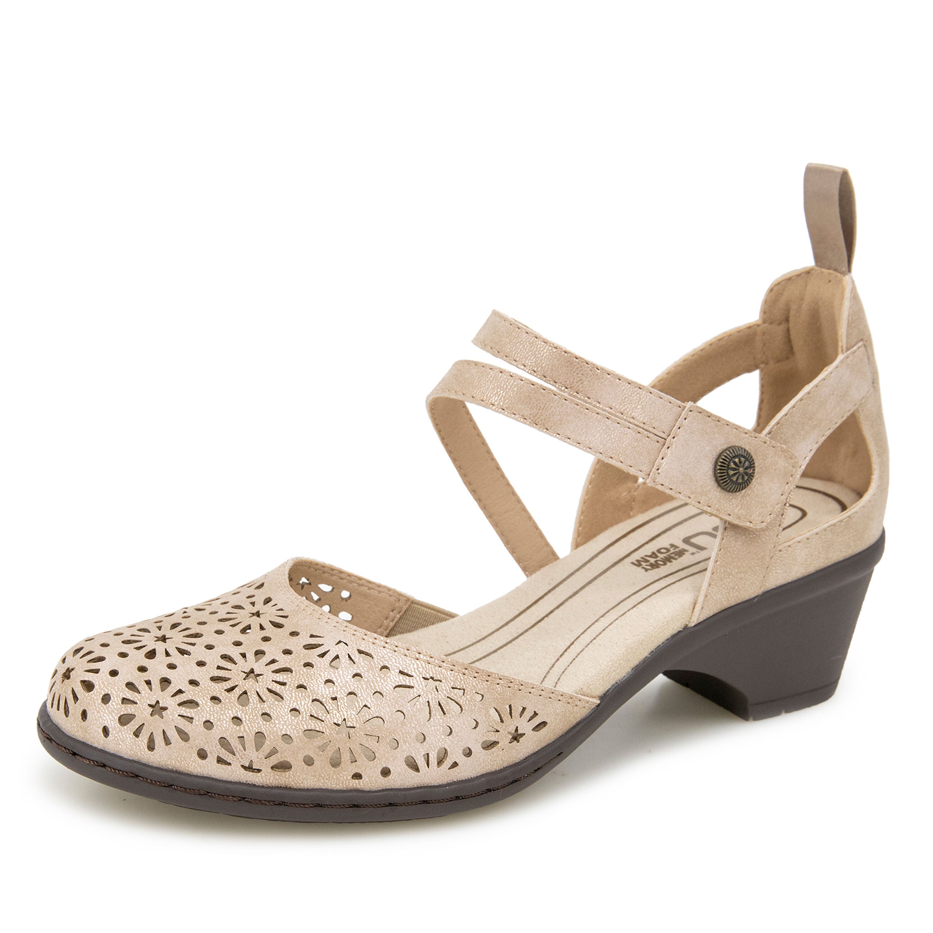 Bethany Dress Shoe, TAUPE SHIMMER, alternate image number 6
