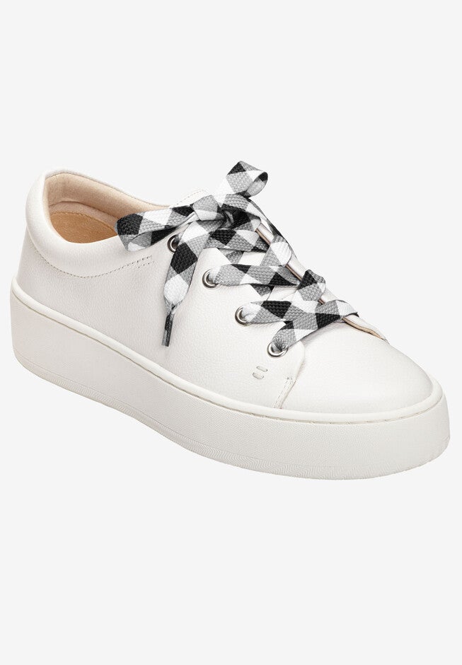 Term Paper Sneakers by Aerosoles®, WHITE LEATHER, hi-res image number null