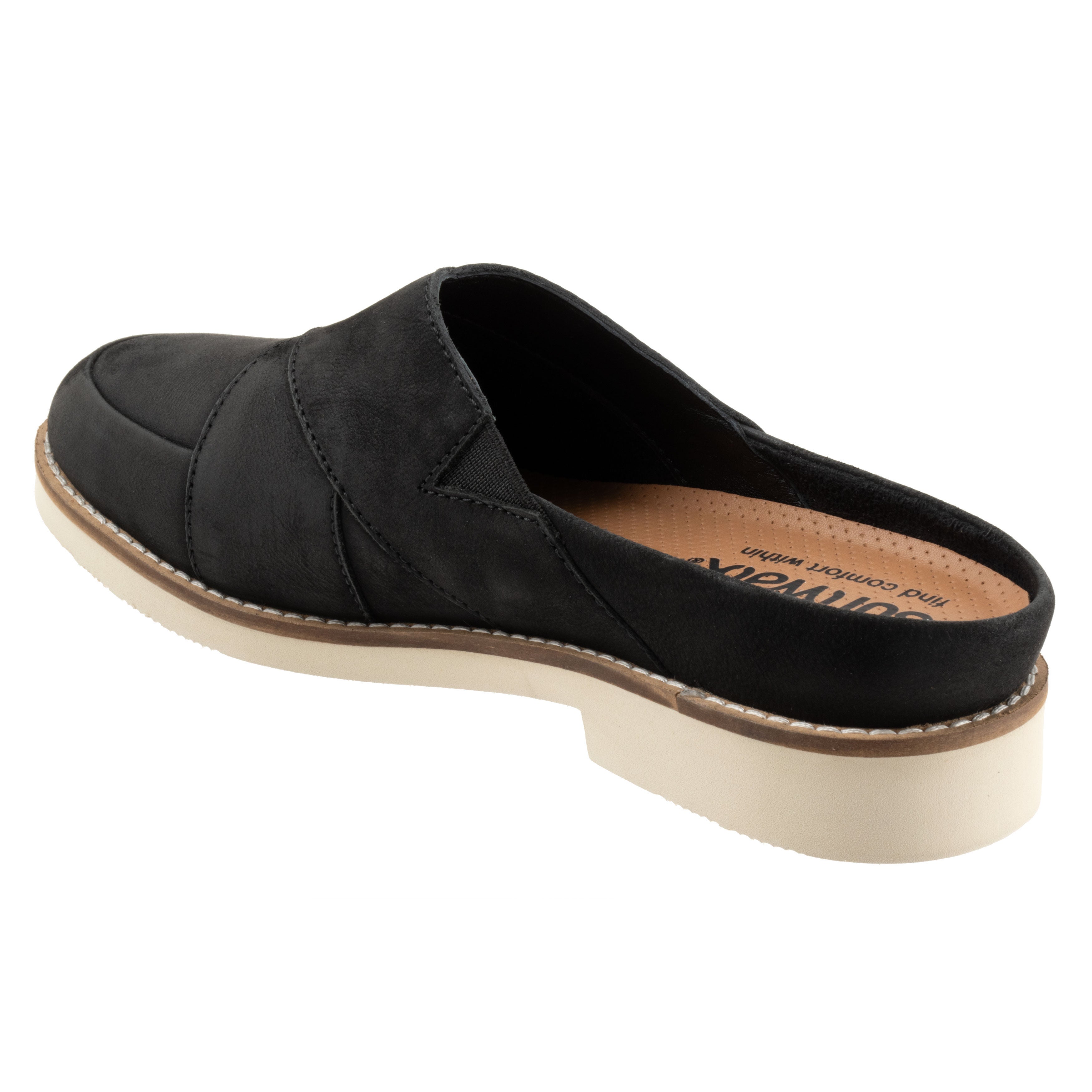 Wessex Flat, BLACK NUBUCK, on-hover image number 1