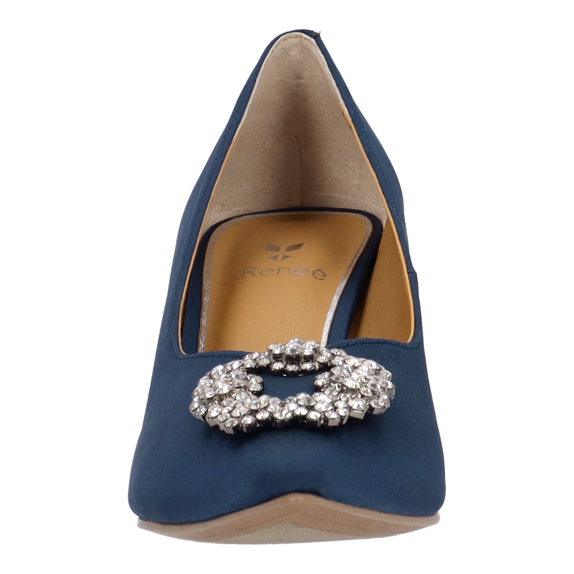 Ezara Slip-On Pump, NAVY, alternate image number 2