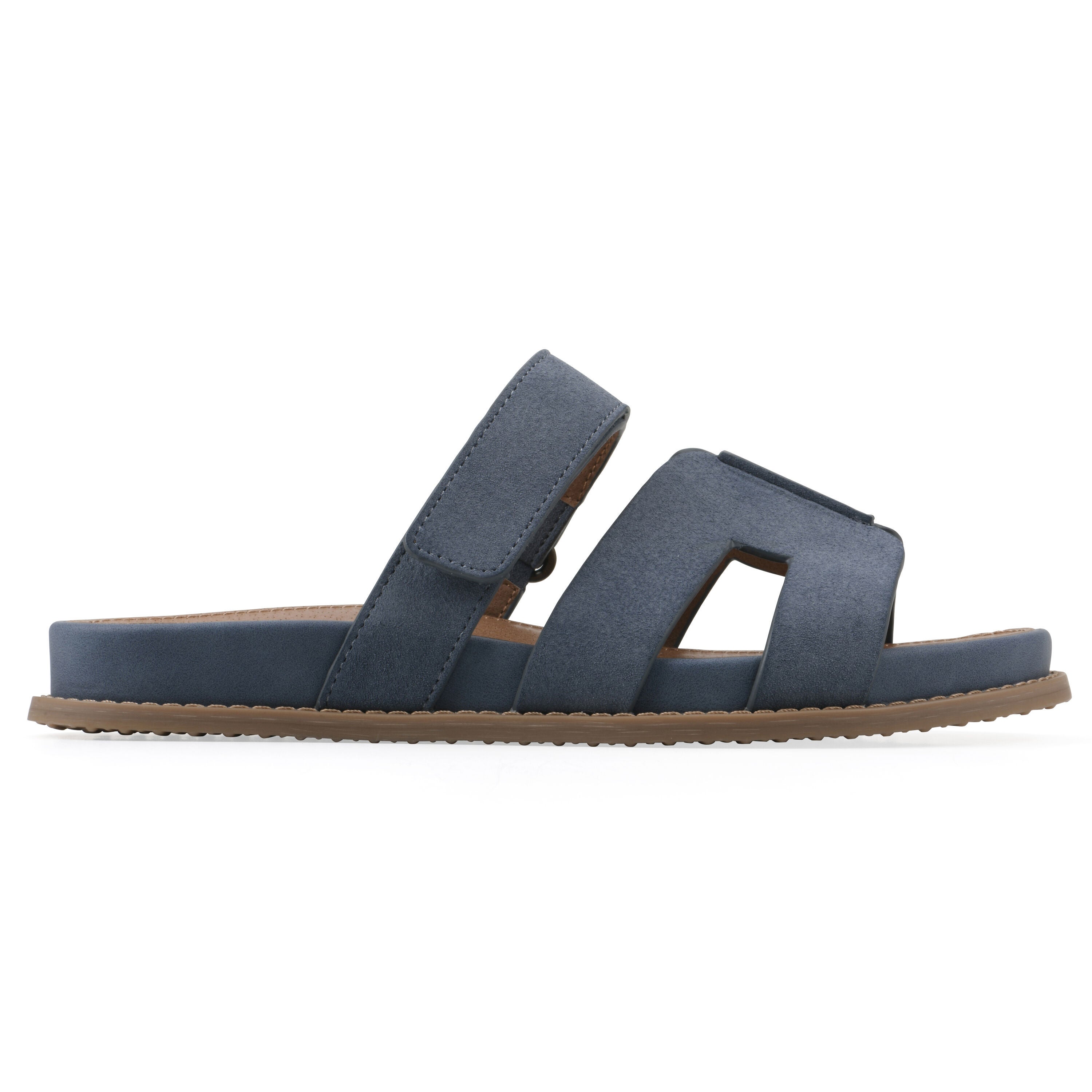 Mazi Slide Sandal, BLUE RASPBERRY, alternate image number 2