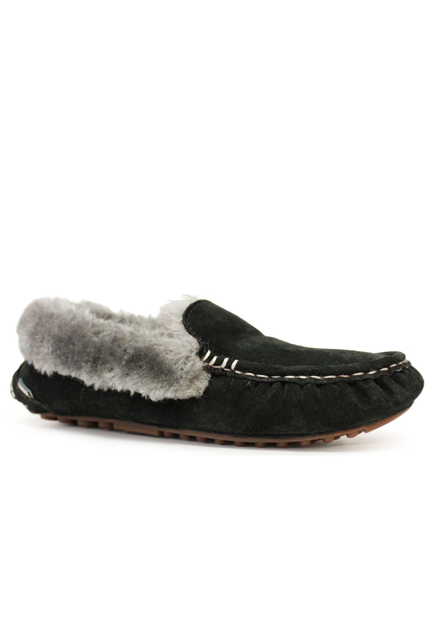 Aussie Moc Slippers, BLACK, hi-res image number 0