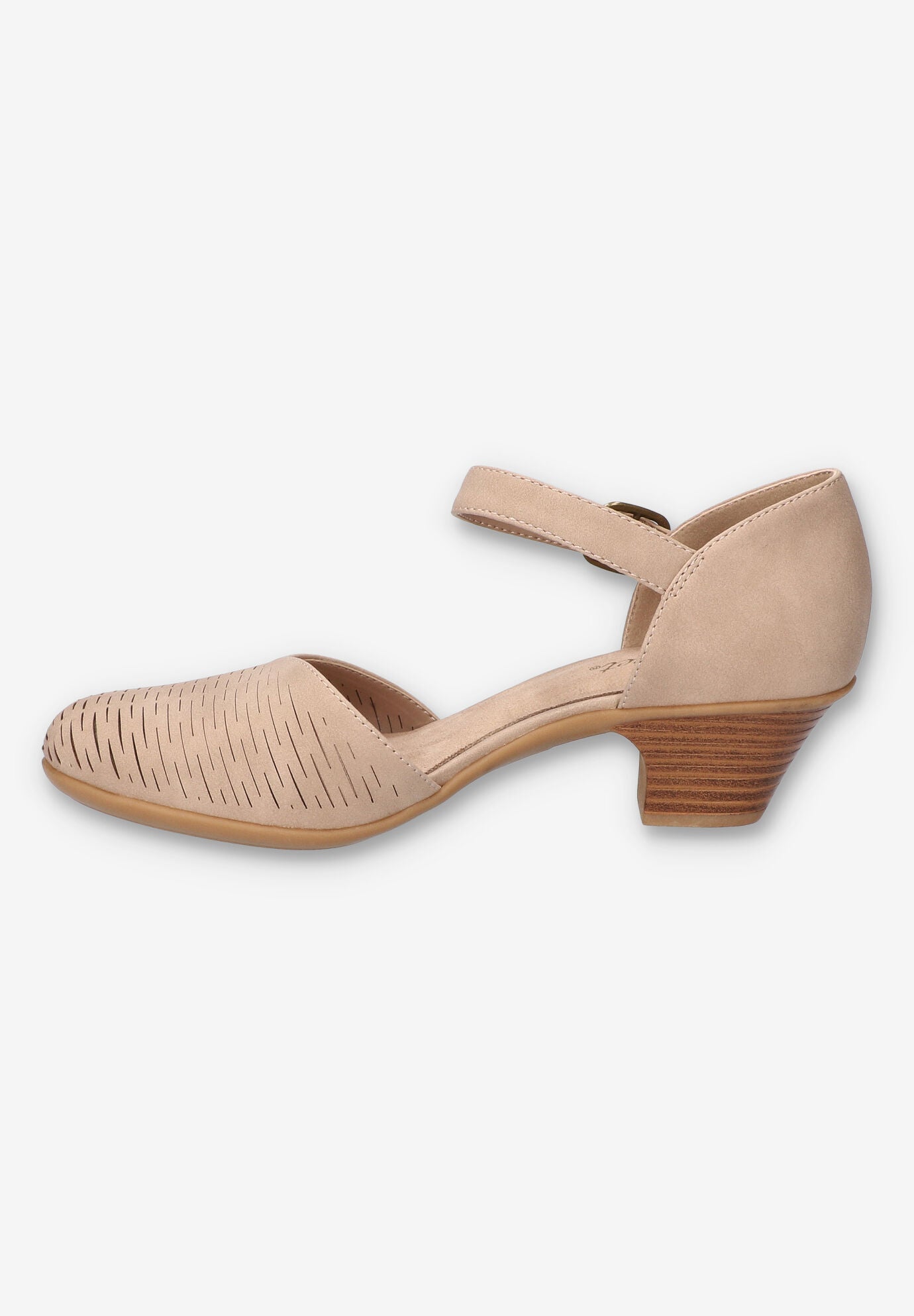 Justina Block Heel Sandal, SAND, alternate image number 4