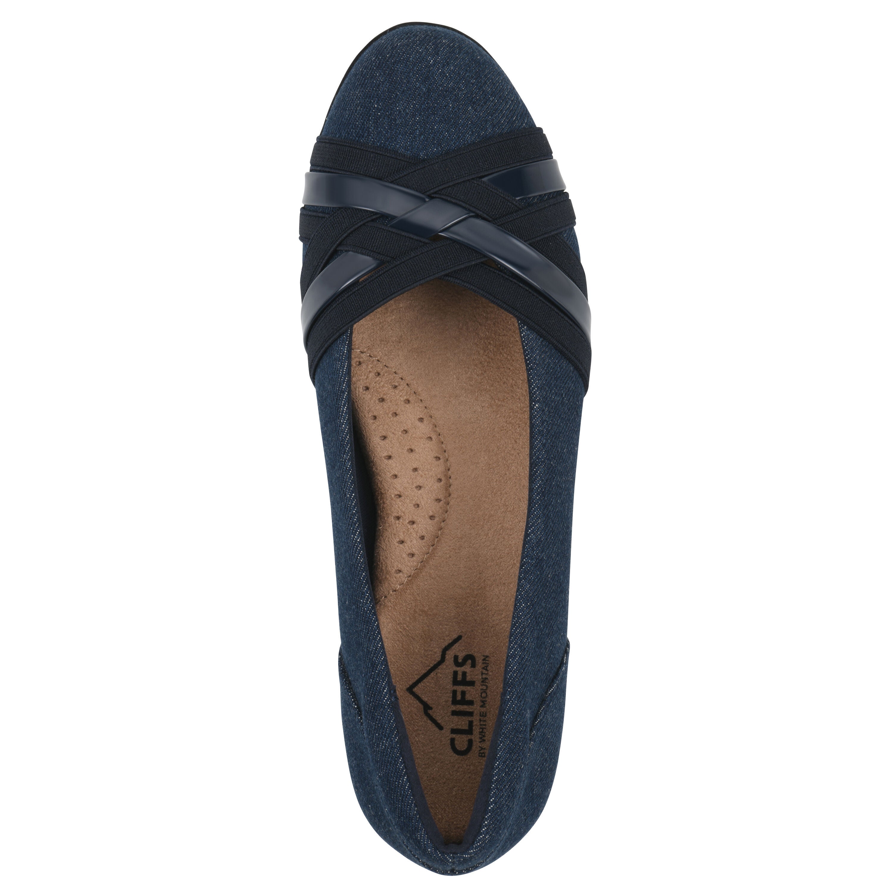 Chic Ballet Flat, DARK BLUE DENIM, alternate image number 4