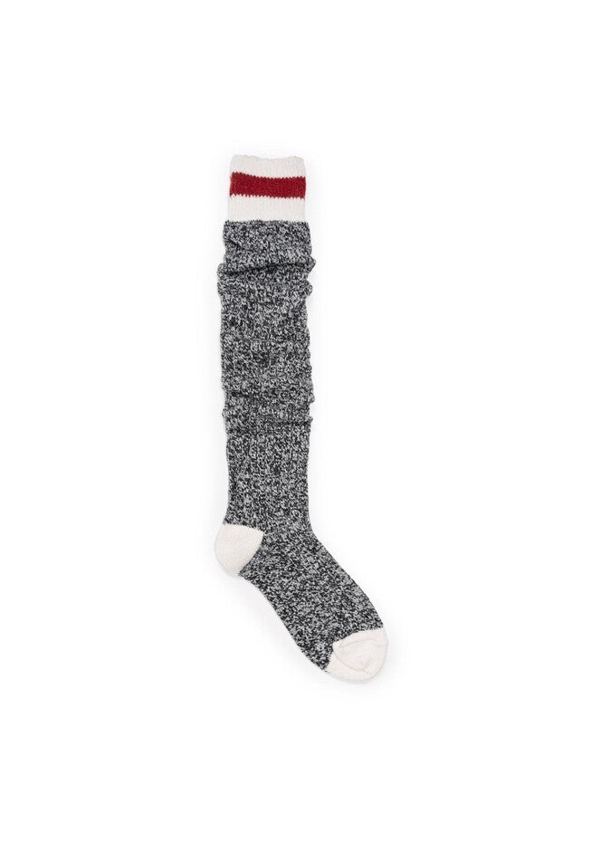 Slouch Rib Socks, EBONY VANILLA, hi-res image number null
