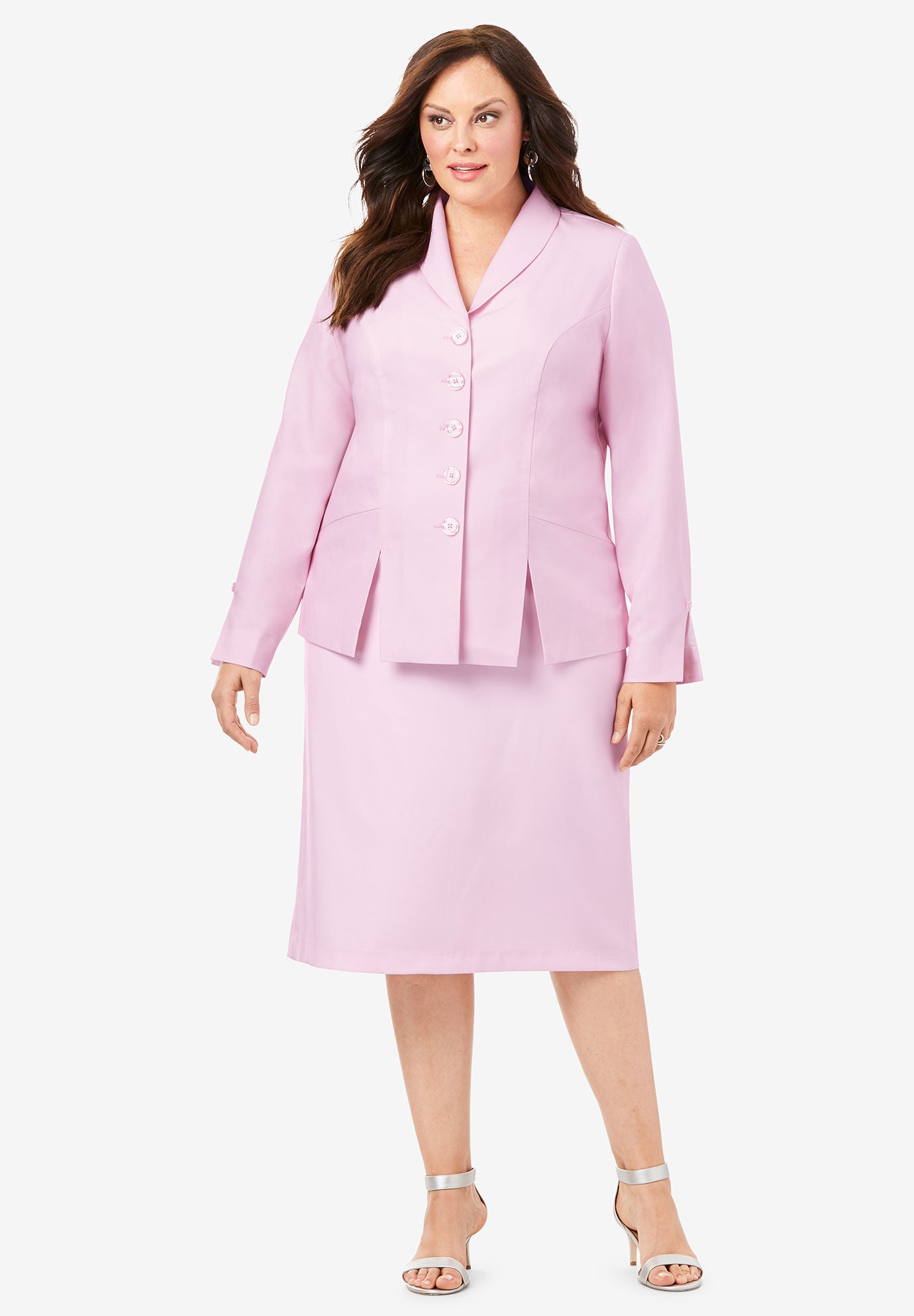 plus size skirt suits