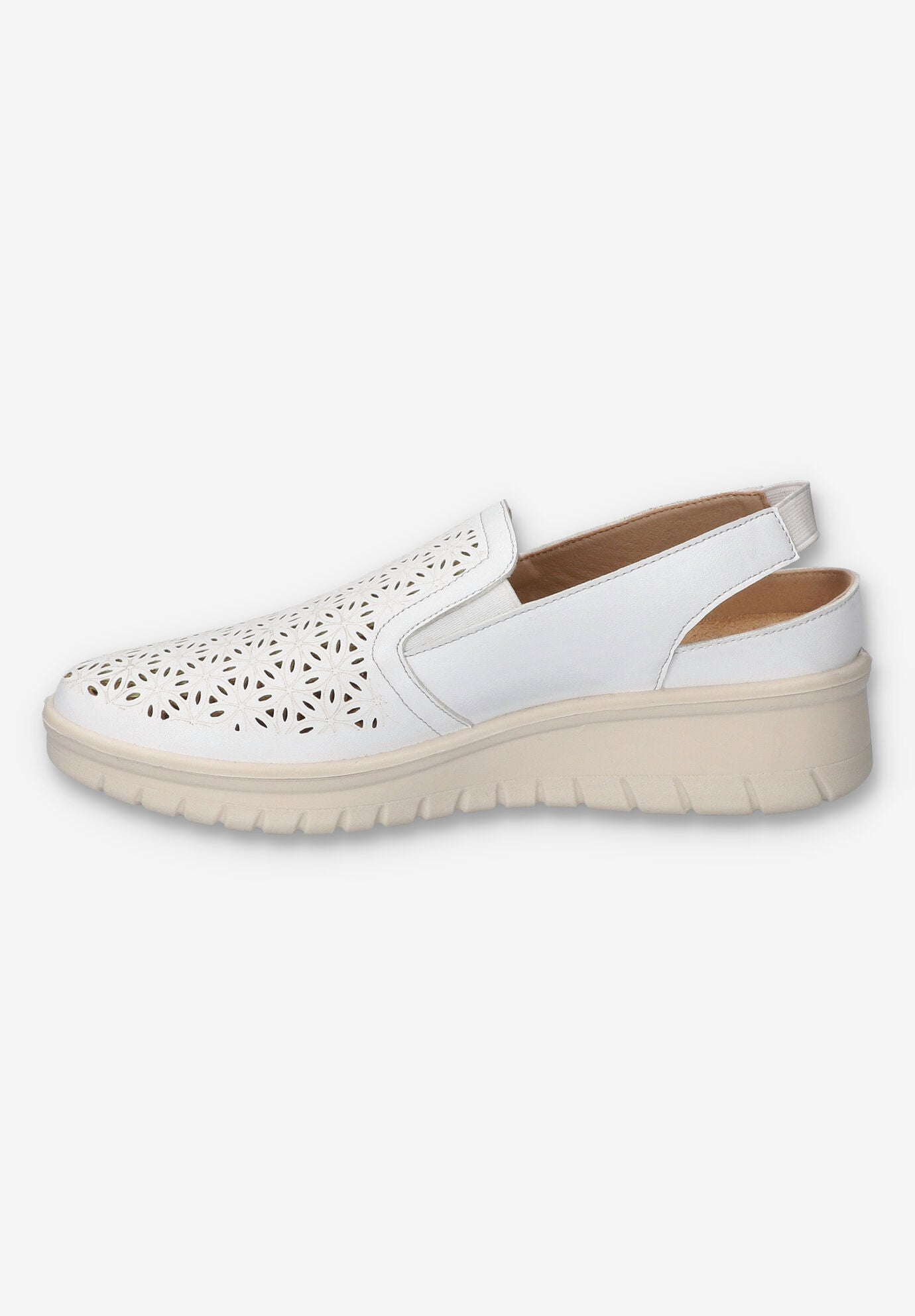 Petal Comfort Wedge, WHITE, alternate image number 4