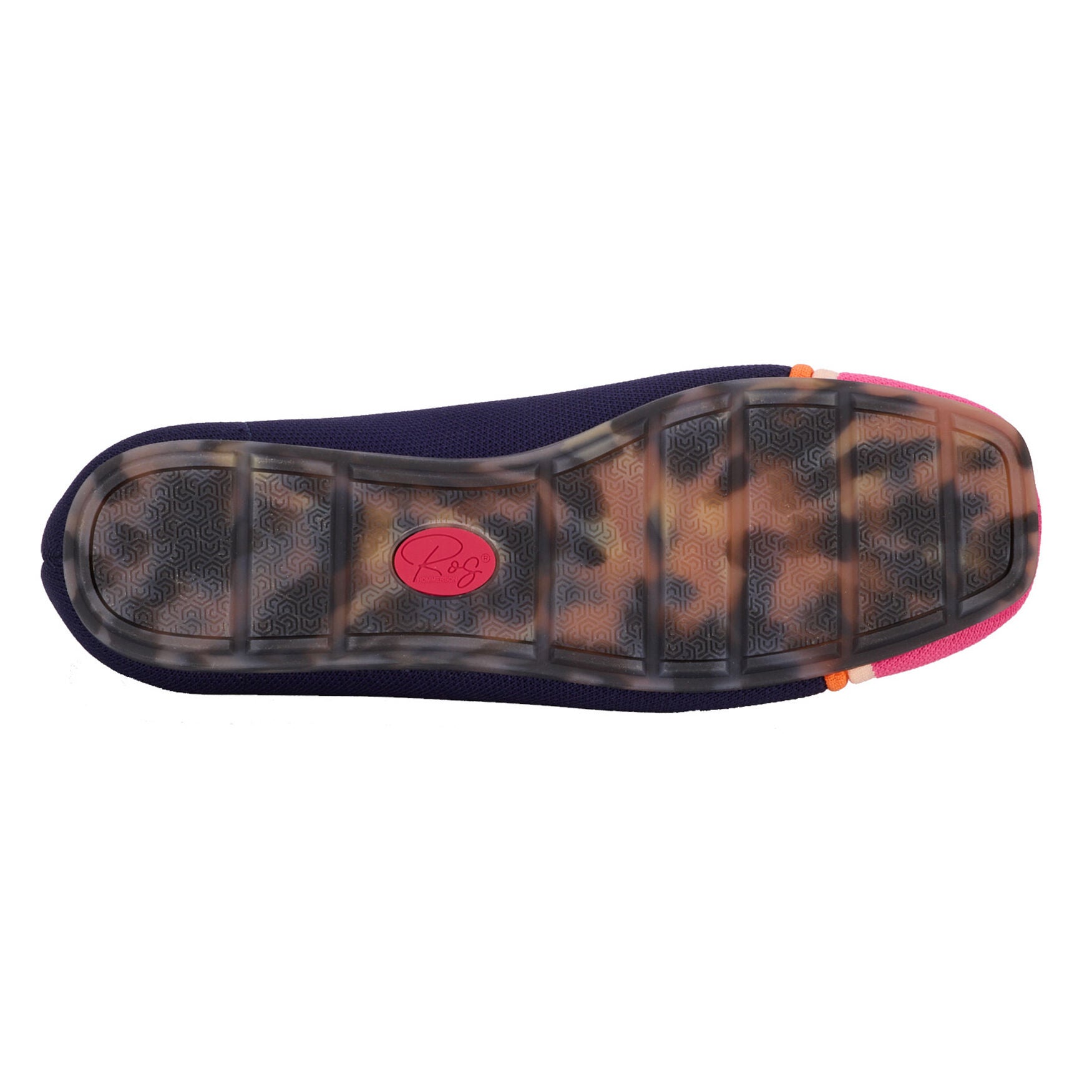 Noelle Knit Flat, NAVY PINK KNIT, alternate image number 6