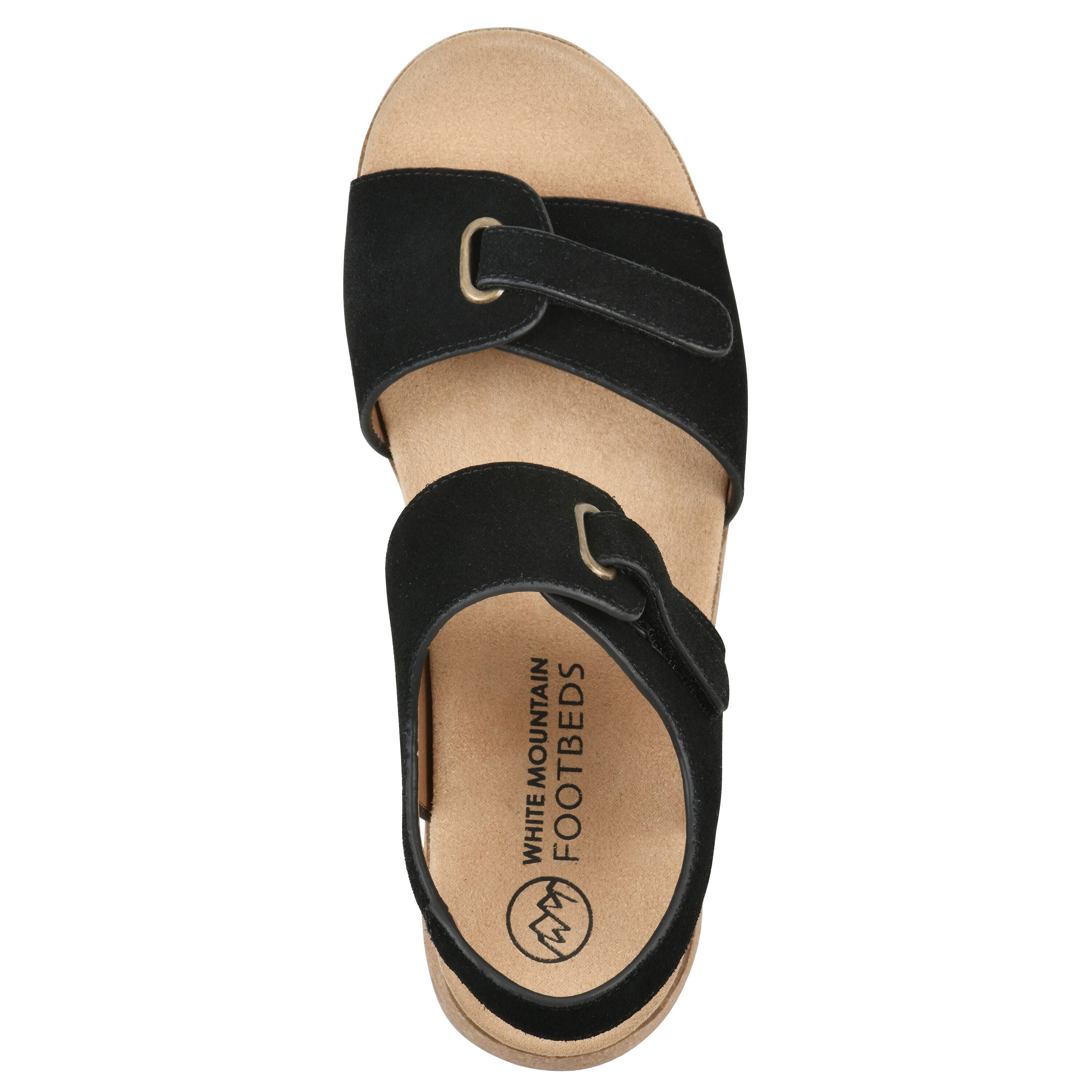 Gelato Wedge Sandal, BLACK SUEDE, alternate image number 4