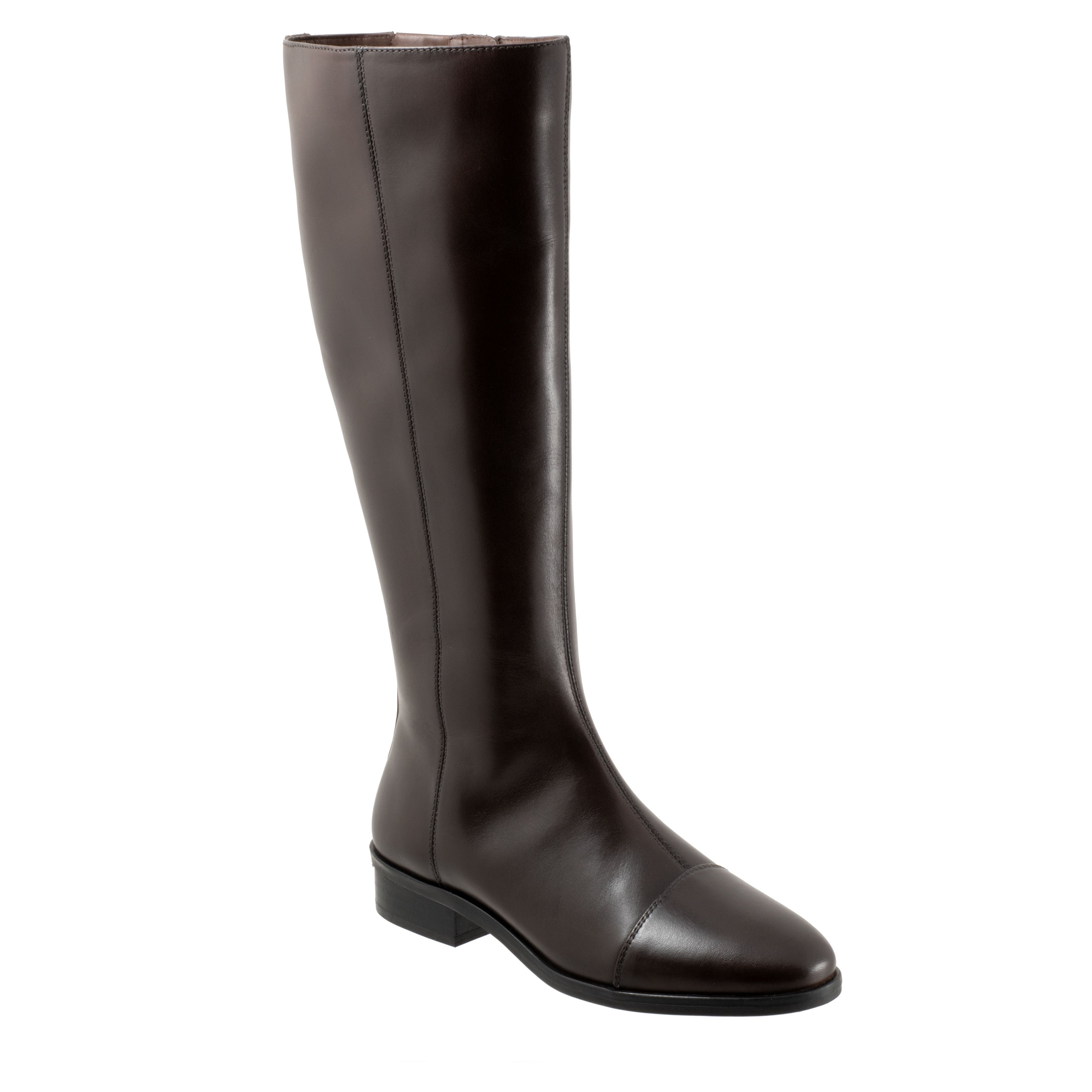 Alexis Wide Calf Boot, DARK BROWN, hi-res image number 0