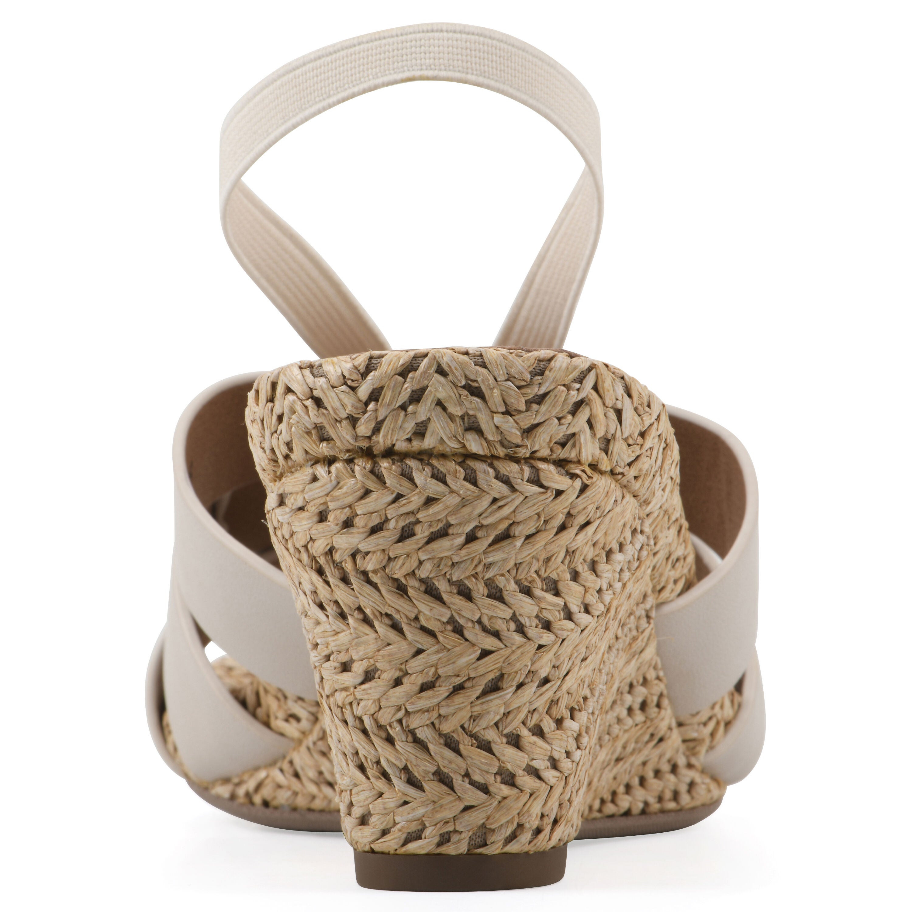 Atavi Wedge Sandal, EGGSHELL SMOOTH, on-hover image number 1