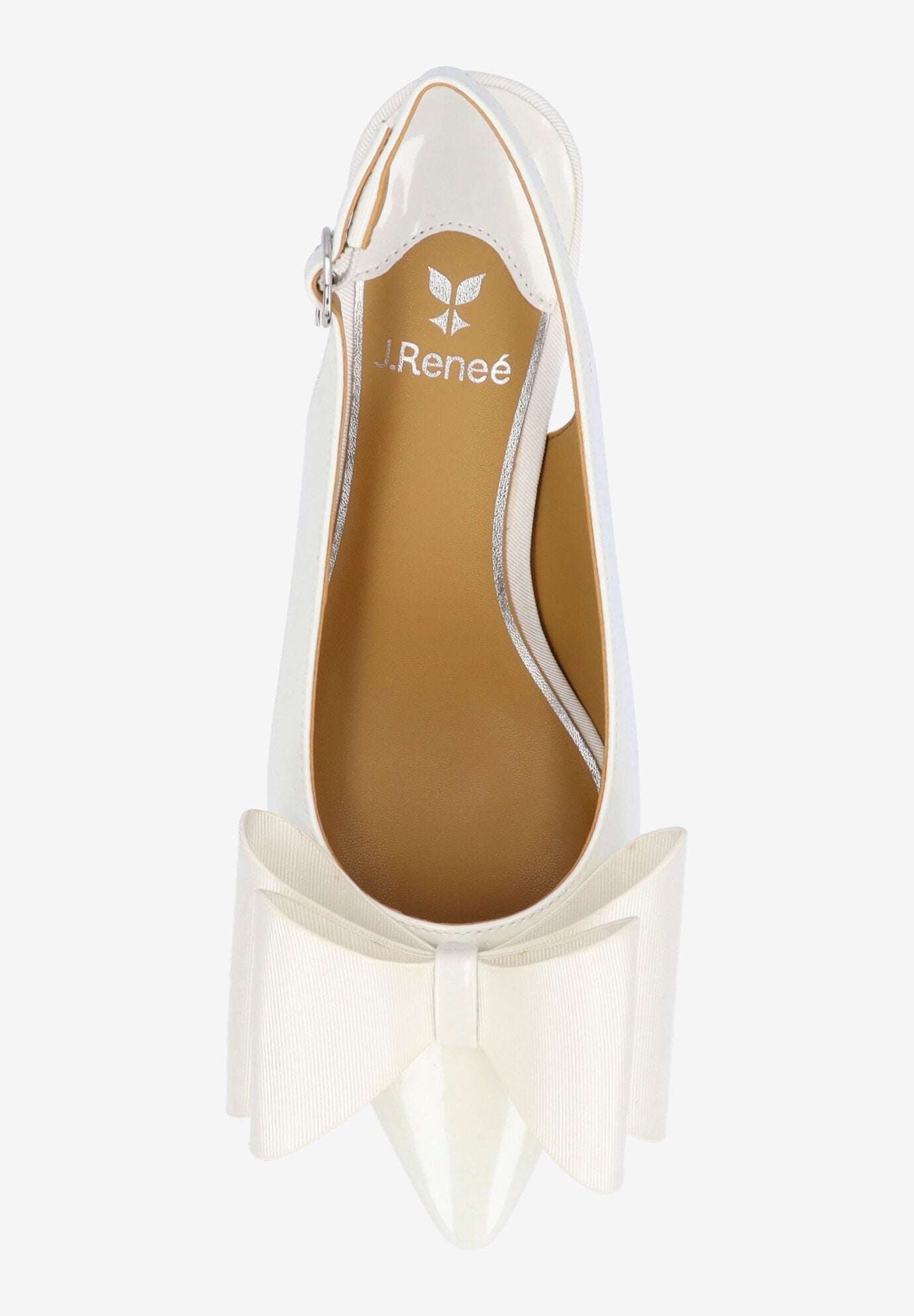 Delmare Slingback Pump, WHITE, alternate image number 1