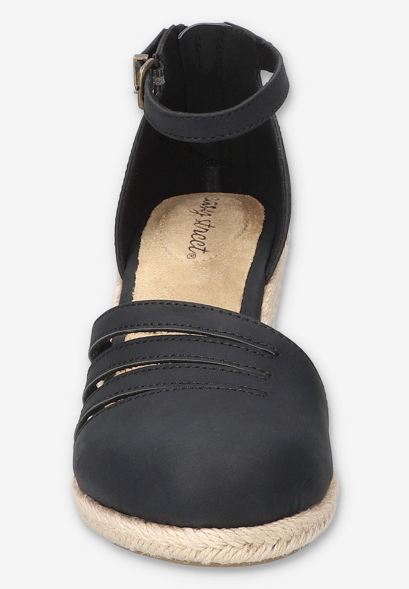 Daytona Espadrille Wedge, BLACK, on-hover image number 1