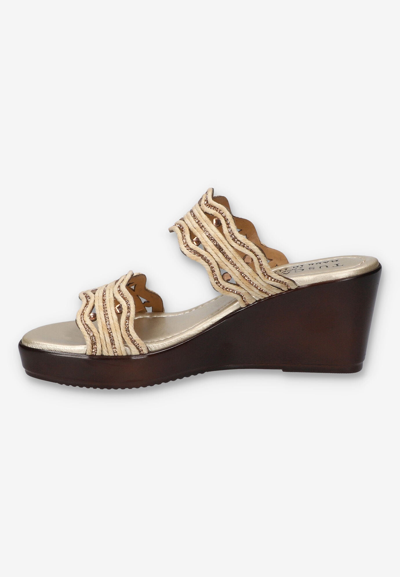 Selva Wedge Sandal, NATURAL, alternate image number 4