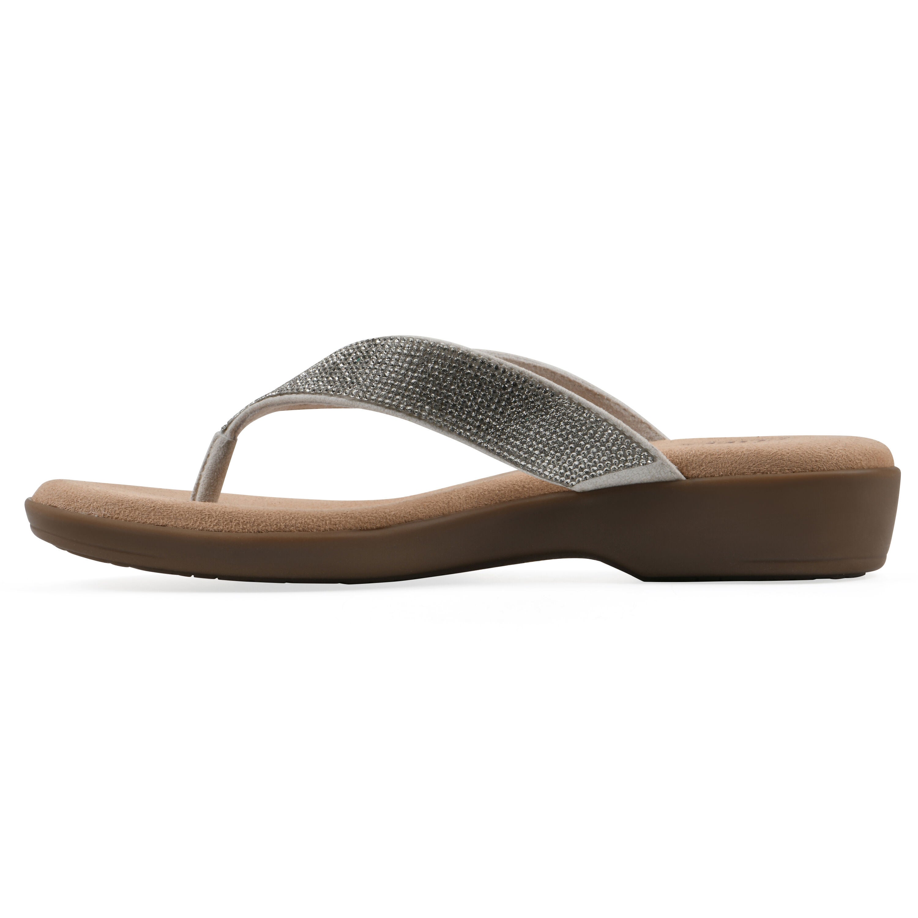 Becharm Thong Sandal, ECRU FABRIC, alternate image number 3