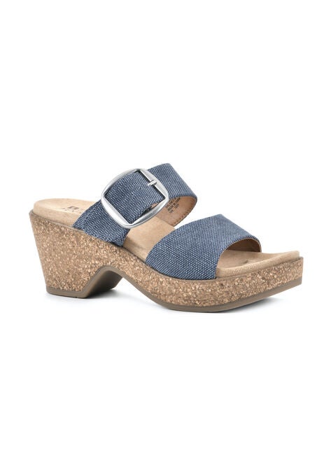 white mountain copious women's clog sandals