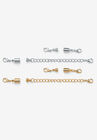 Silver Tone and Gold Tone Chain Extender Set, GOLD, hi-res image number 0