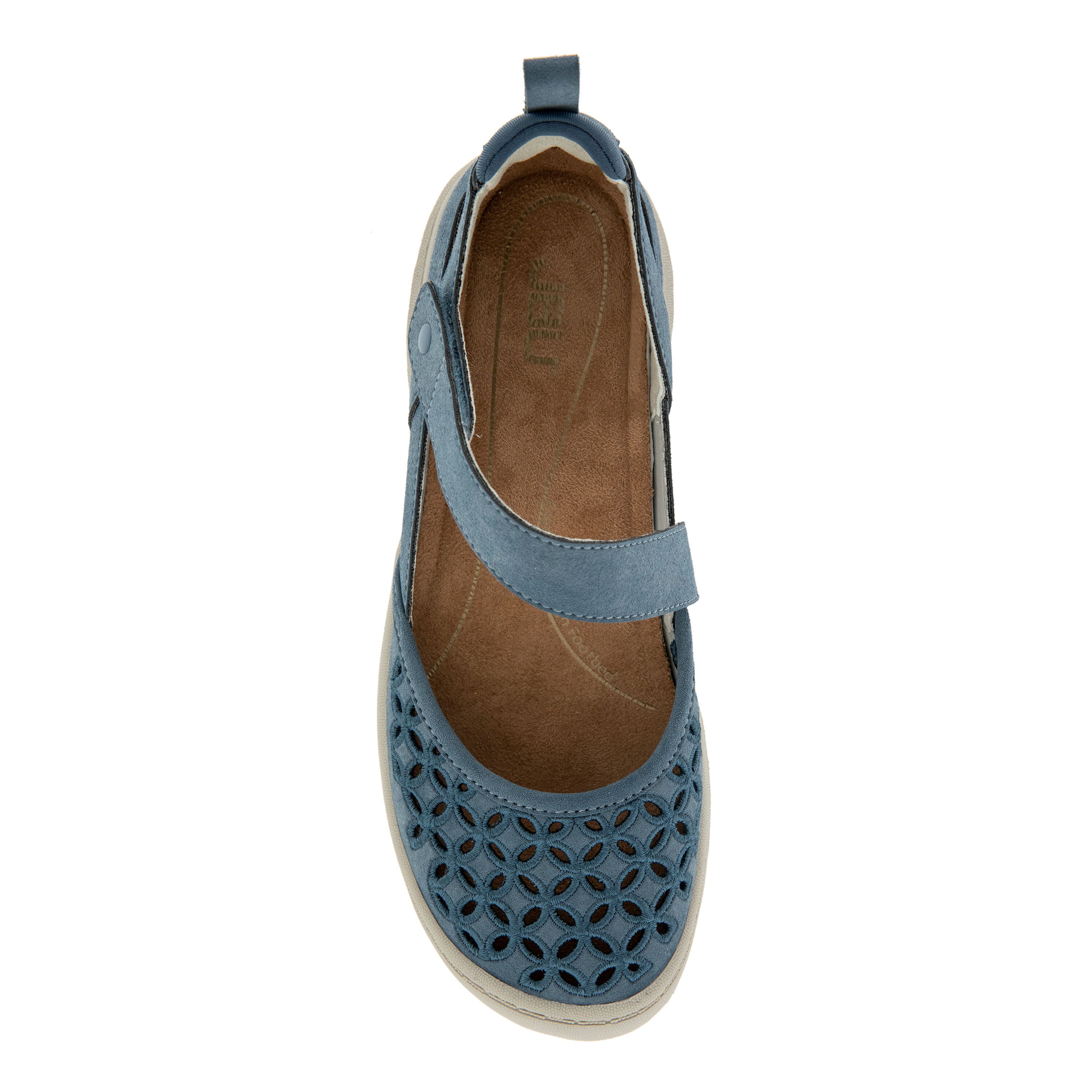 Bianca Hook and Loop Mary Jane, DENIM, alternate image number 4