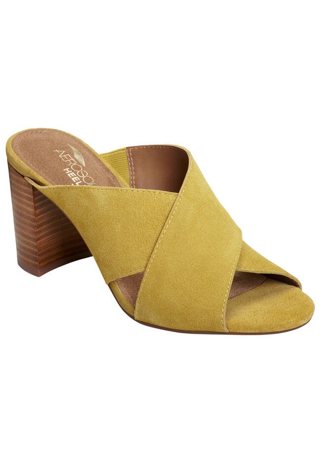 High Alert Sandal by Aerosoles®, YELLOW SUEDE, hi-res image number null