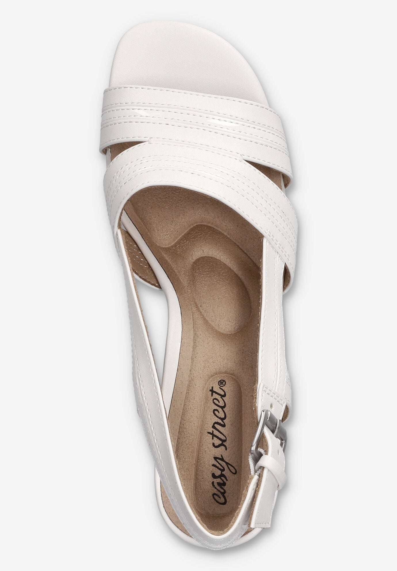 Meghan Slingback Heeled Sandal, WHITE, alternate image number 6