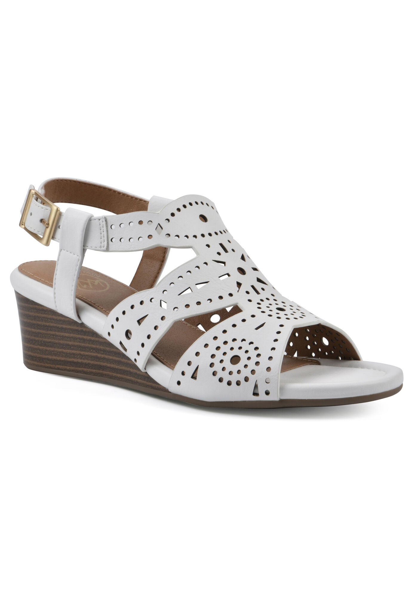 Brushup Sandal, WHITE BURNISHED SMOOTH, hi-res image number 0