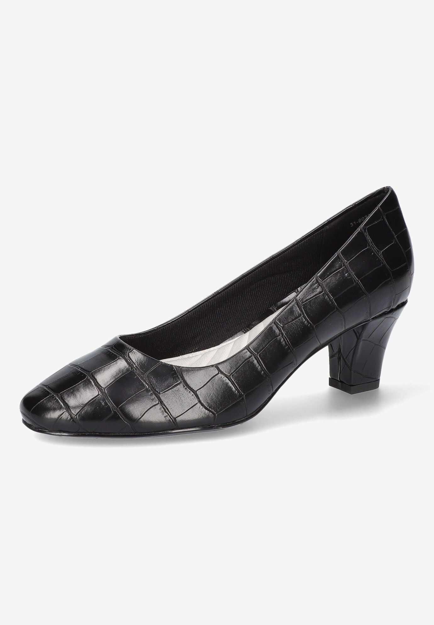 Ballari Pump, BLACK CROCO, hi-res image number 0