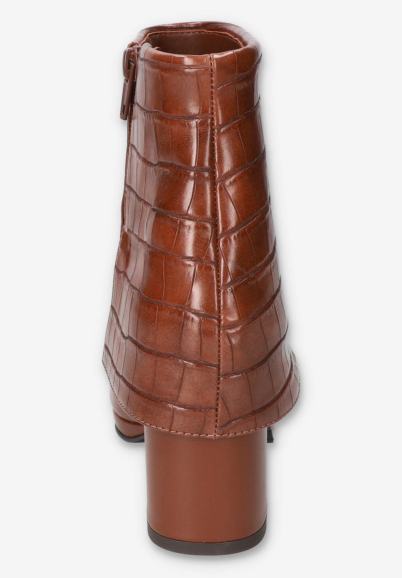 Sutton Sqaure Toe Ankle Boot, TAN CROCO, on-hover image number 1