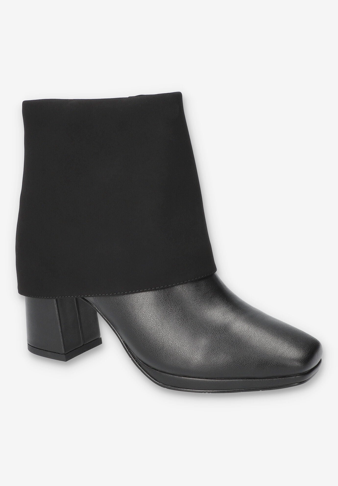 Sutton Sqaure Toe Ankle Boot, BLACK LAMY, hi-res image number 0