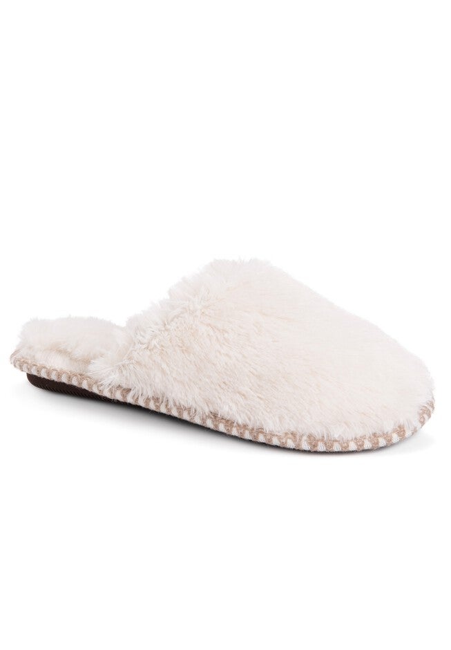 Anna Scuff Slipper by Muk Luks®, IVORY, hi-res image number 0