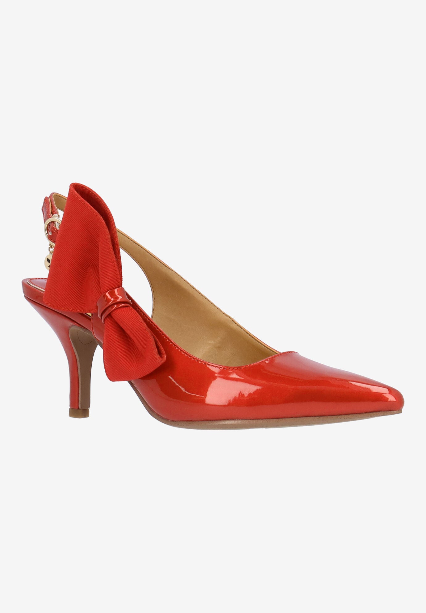 Rowin Slingback Pump, RED, hi-res image number 0
