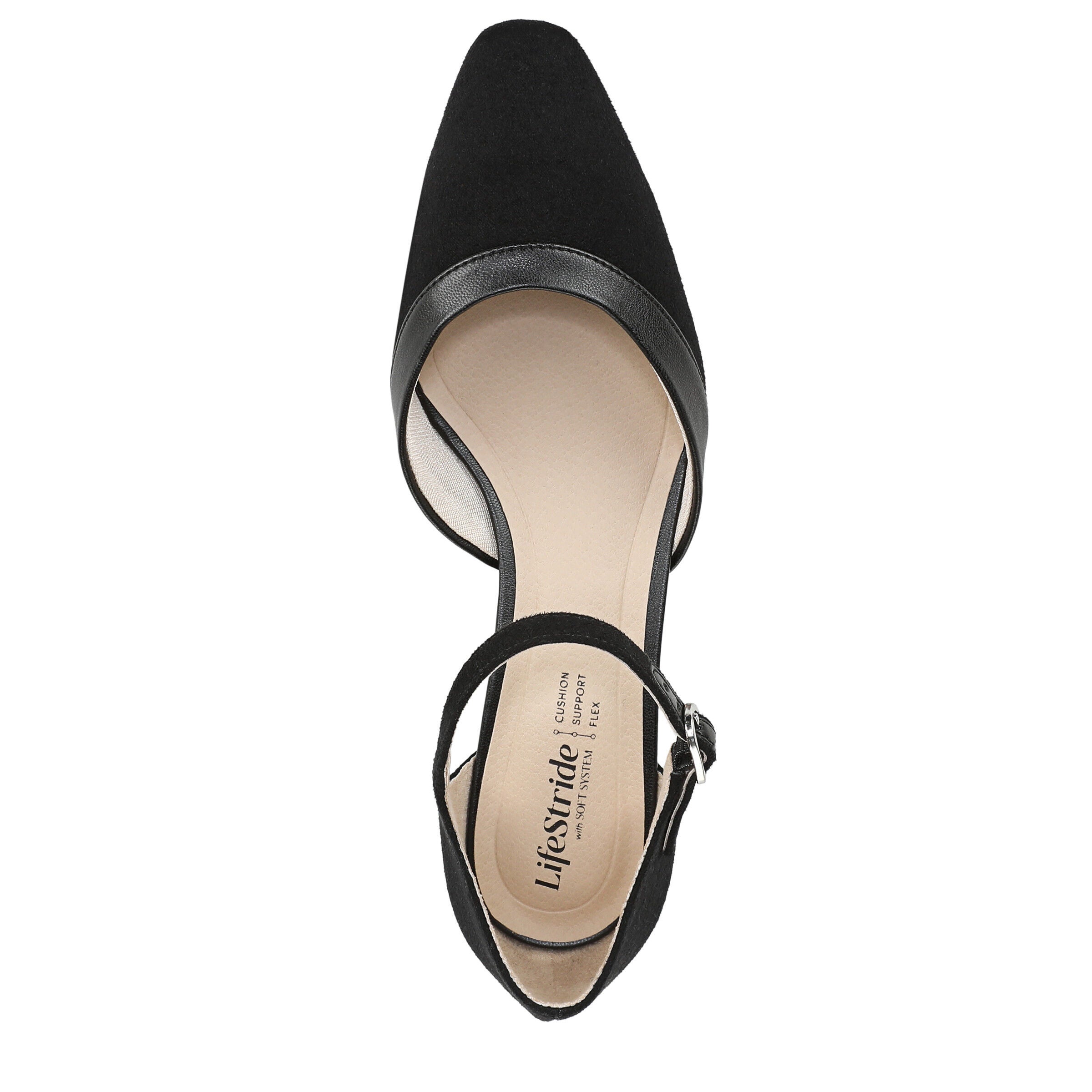 Leighton Pump, BLACK SUEDE, alternate image number 6
