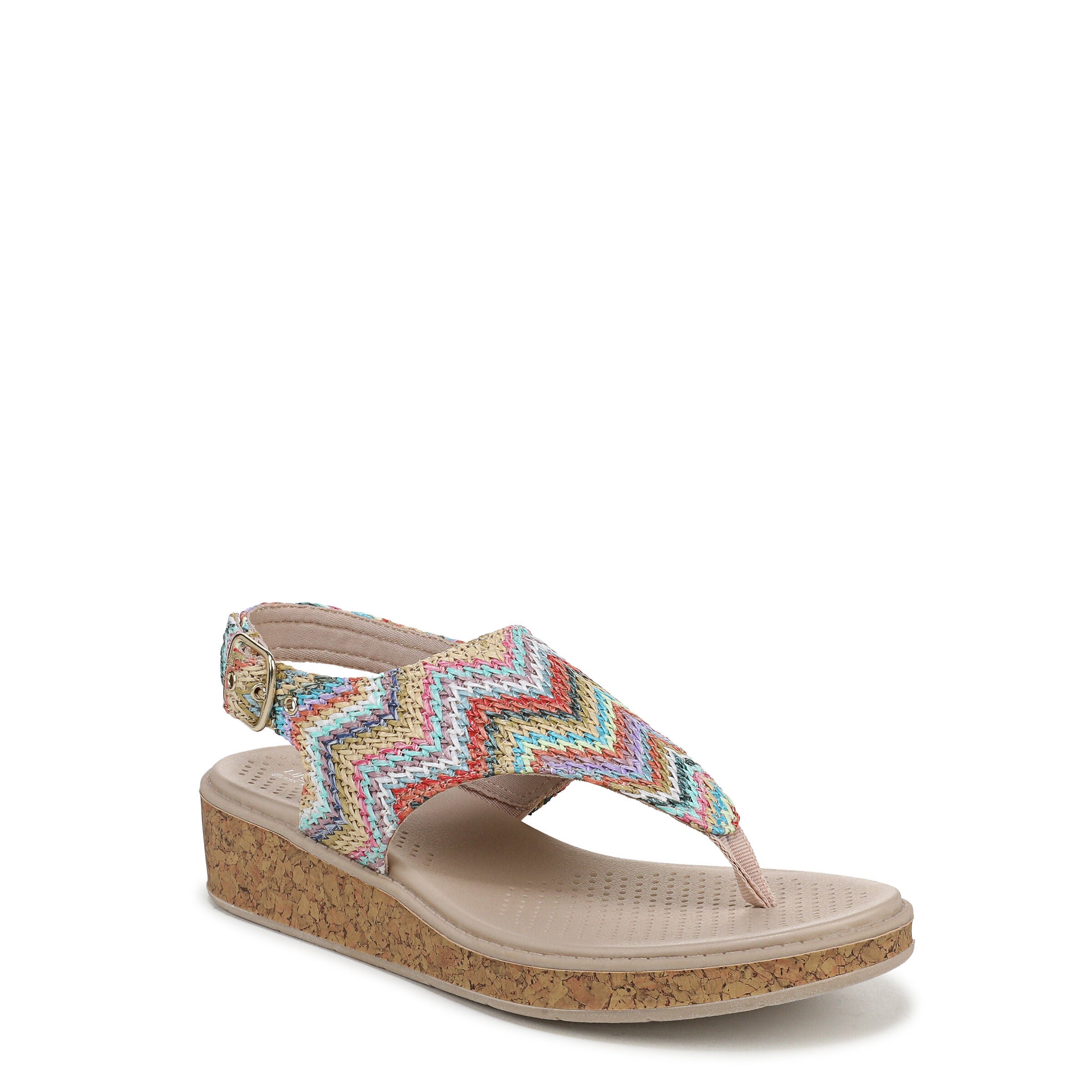 Beachy Slingback Sandal, BEIGE MULTI, hi-res image number 0