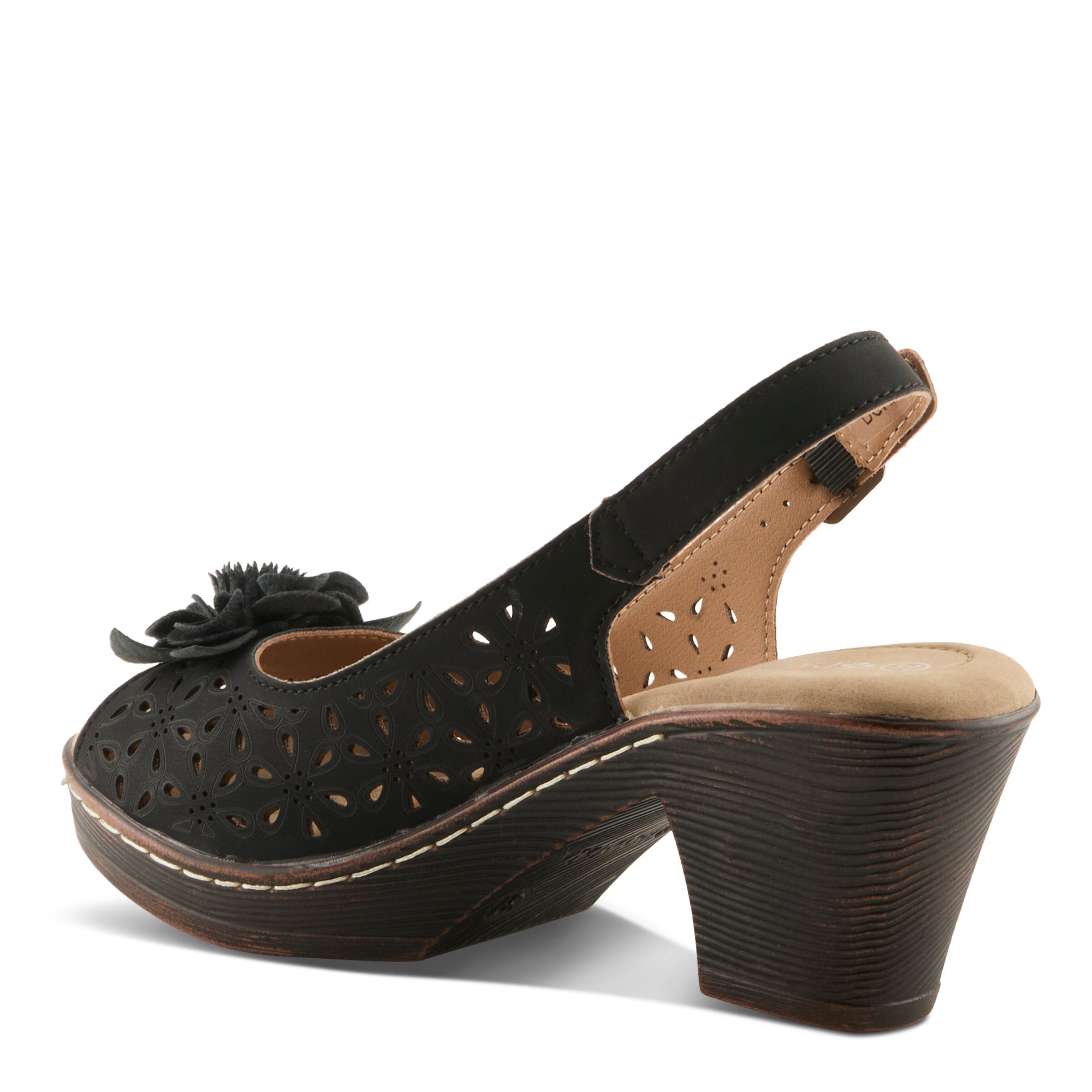 Doriday Slingback Sandal, BLACK, alternate image number 6
