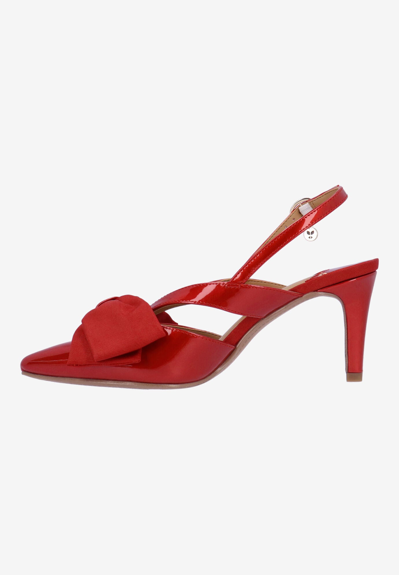 Morigen Slingback Pump, RED, alternate image number 4
