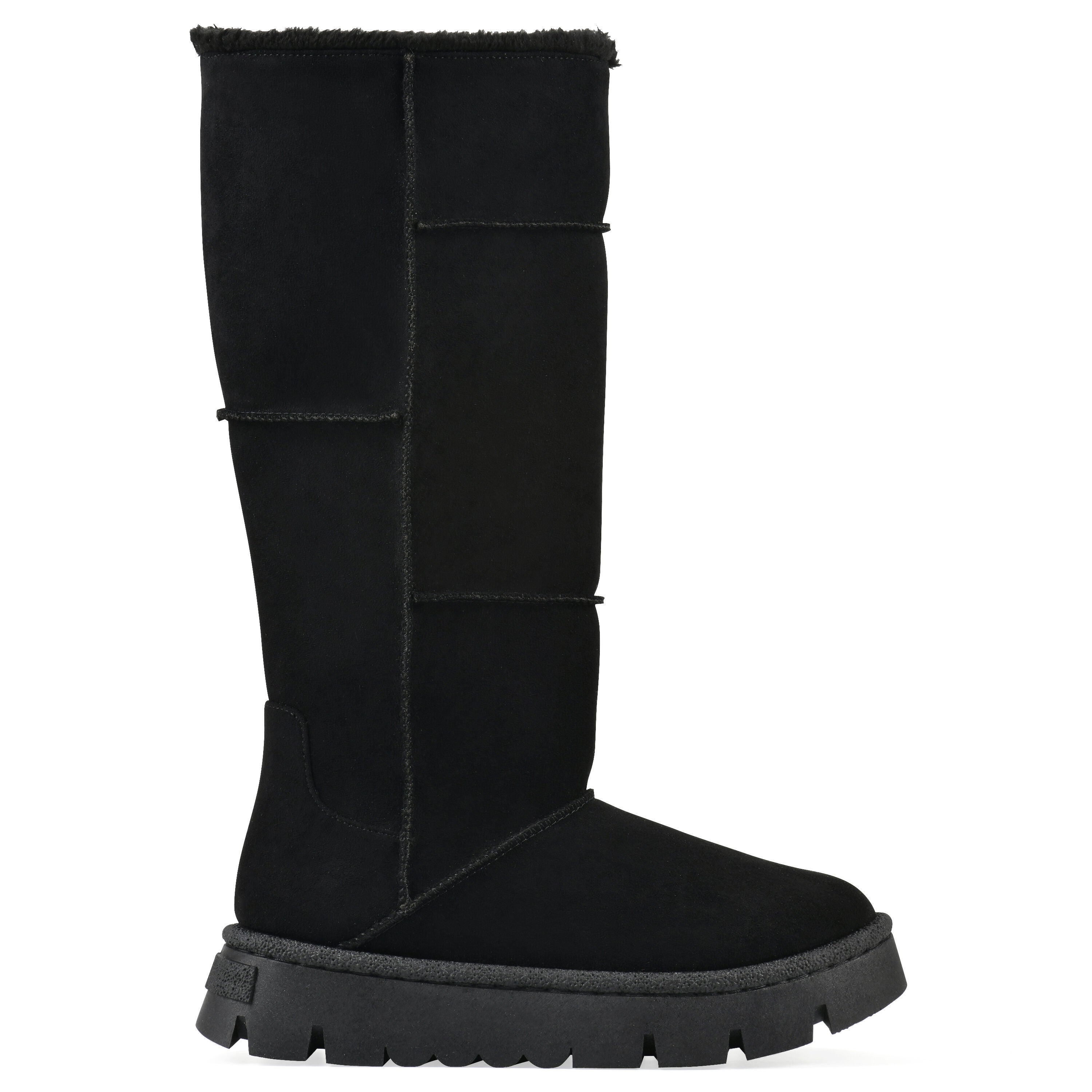Tru Faux Fur Tall Shaft Boot, BLACK, alternate image number 2