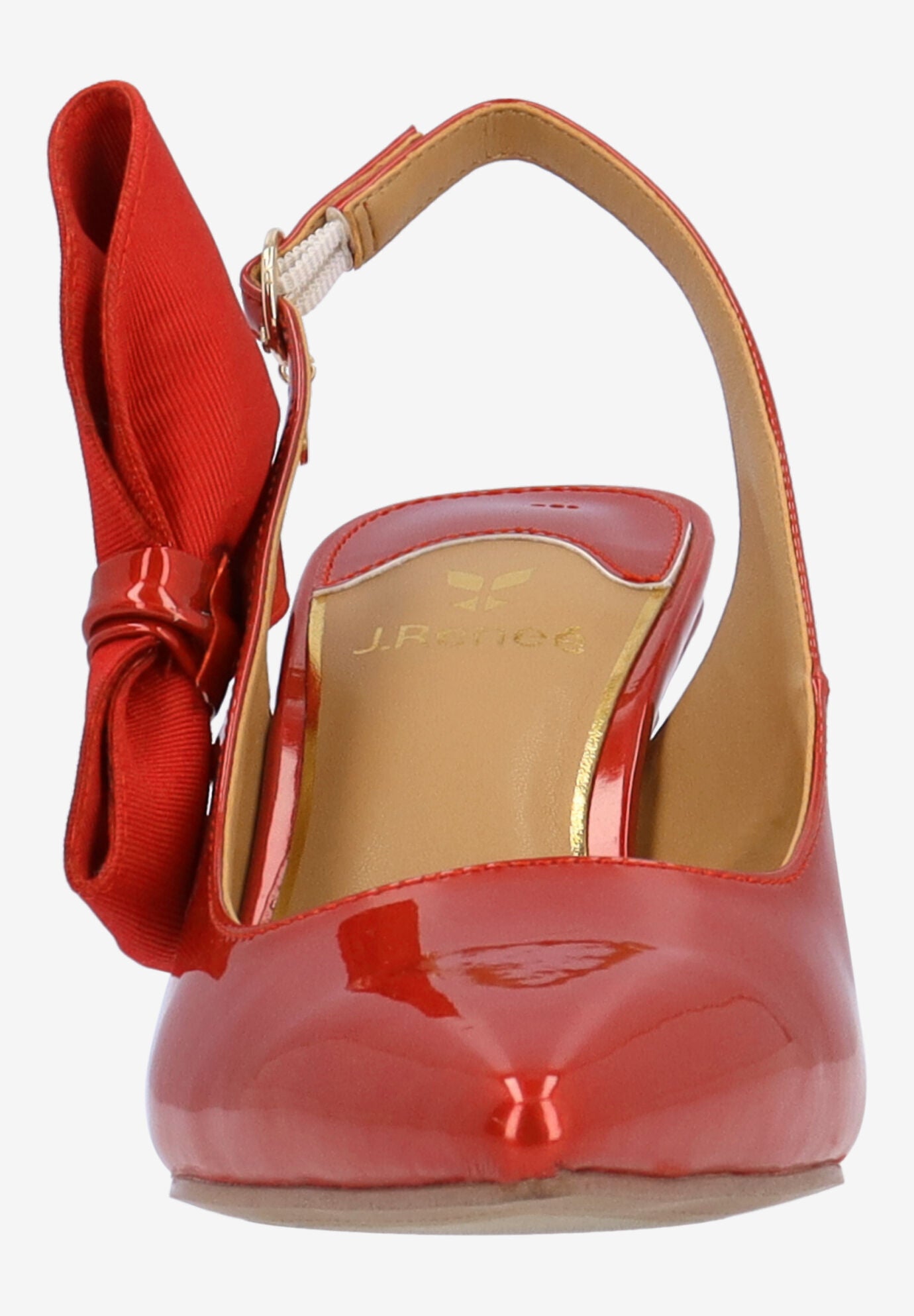 Rowin Slingback Pump, RED, alternate image number 3