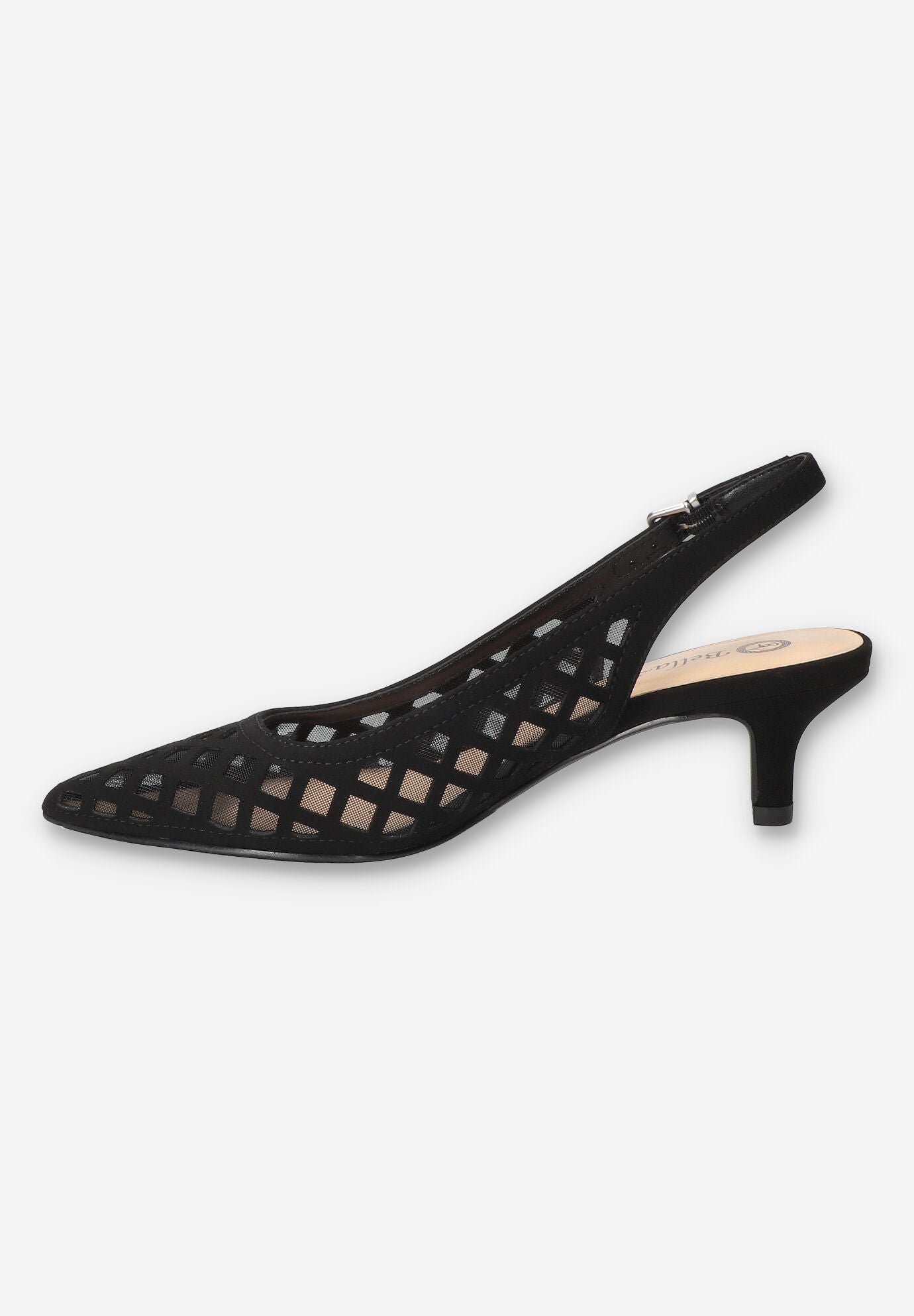 Noel Slingback Pump, BLACK LAMY, alternate image number 4