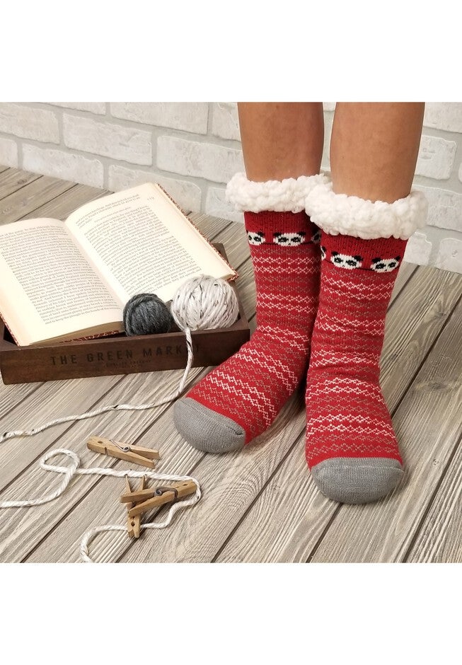 Panda Slipper Socks, , on-hover image number null
