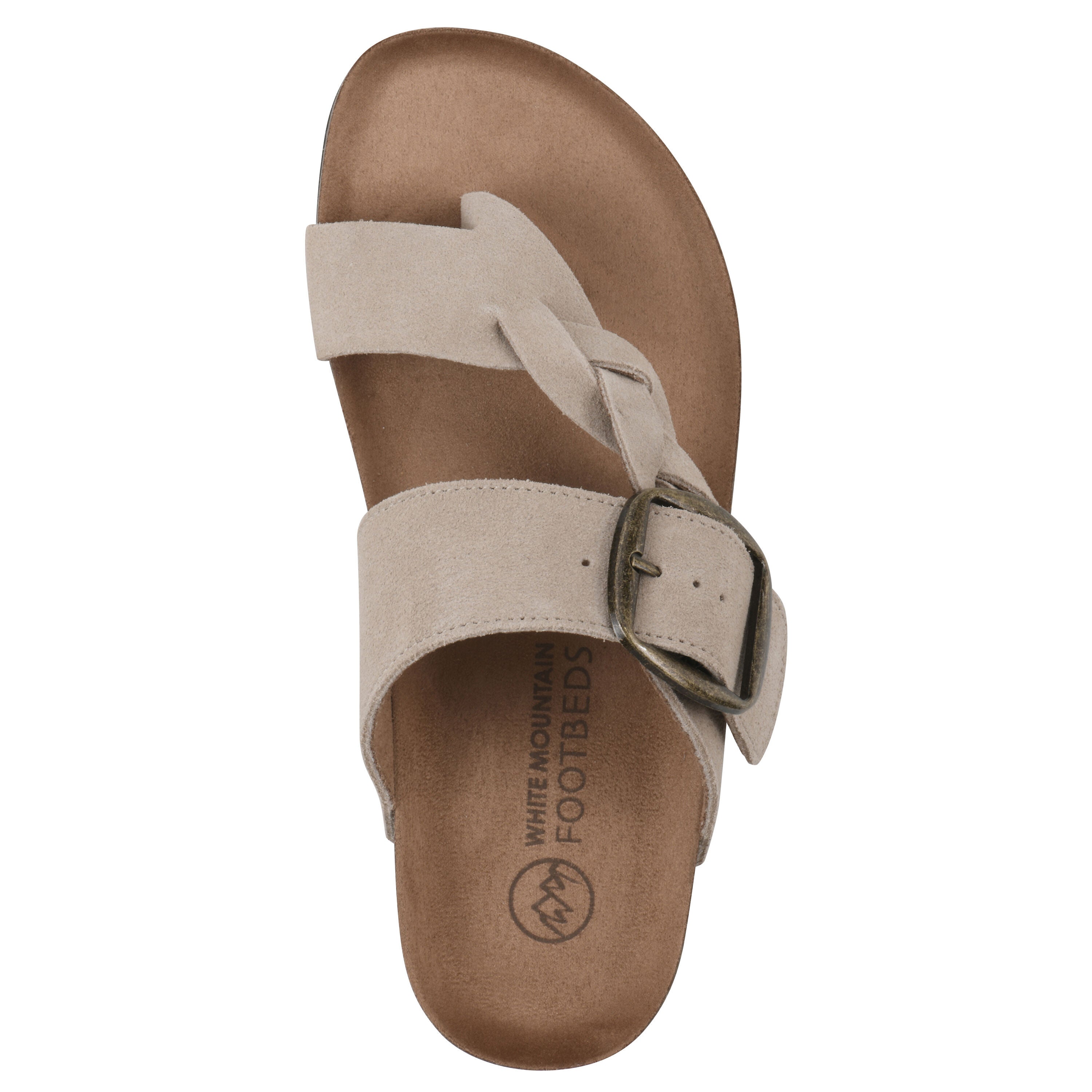 Harleta Footbeds Sandal, SANDAL WOOD SUEDE, alternate image number 4