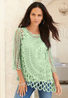 Starburst Crochet Sweater, , alternate image number null