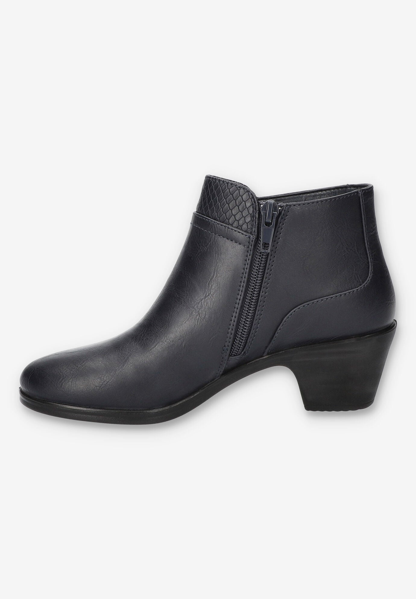 Langley Ankle Boot, NAVY SNAKE, alternate image number 4