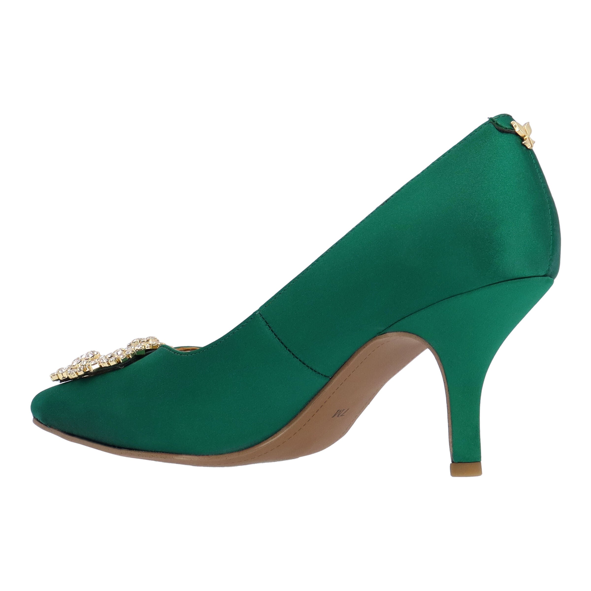Ezara Slip-On Pump, EMERALD, alternate image number 5