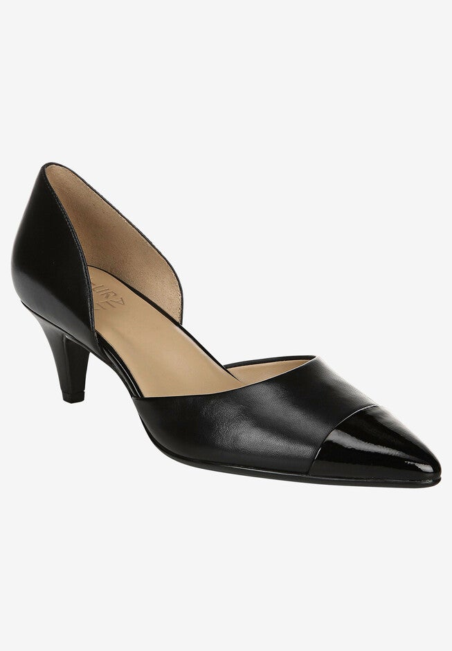 Barb Pump , BLACK LEATHER, hi-res image number null