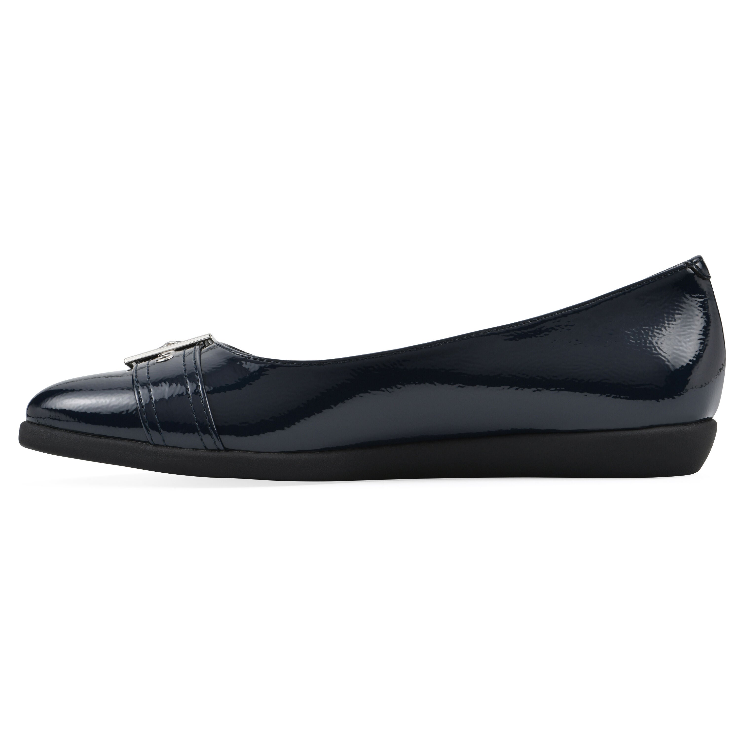 Miliani Ballet Flat, NAVY PATENT, alternate image number 3