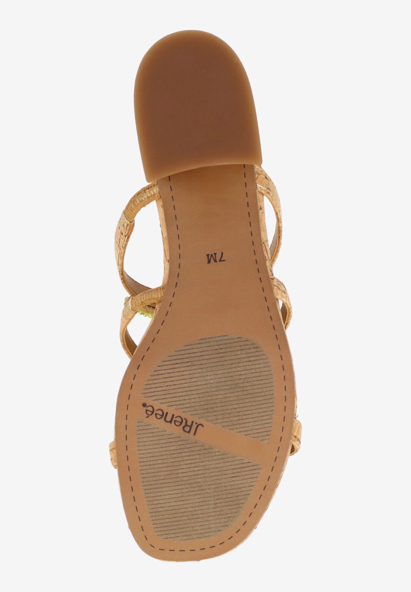 Palmeto Slip-On Sandal, NATURAL GOLD, alternate image number 6