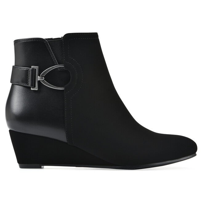 Chaise Wedge Bootie, BLACK, alternate image number 2