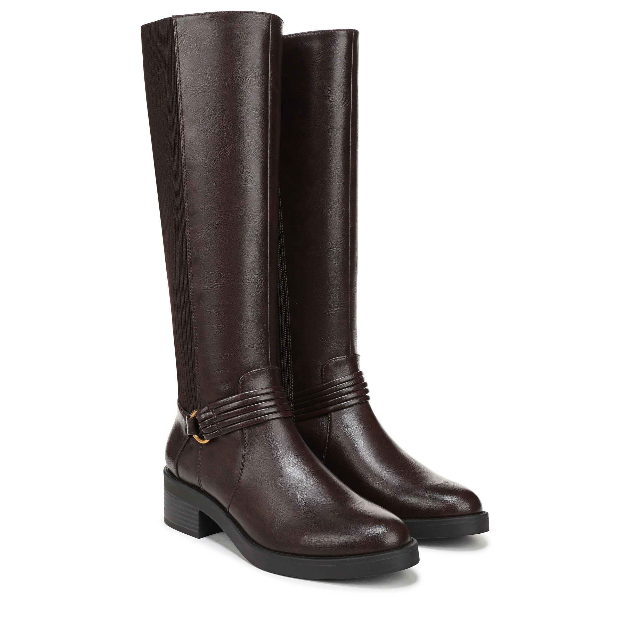Brighton Tall Boot, DARK BROWN, alternate image number 2